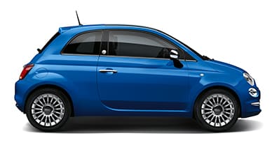 Fiat 500 Blauw